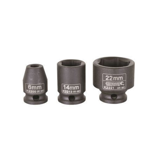 Kincrome Impact Socket 13Mm 3/8In Drive K2212