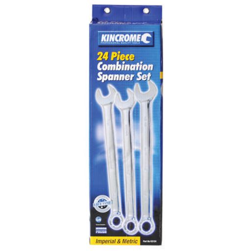Kincrome Combination Spanner Set 24Pc Metric / Af K3124