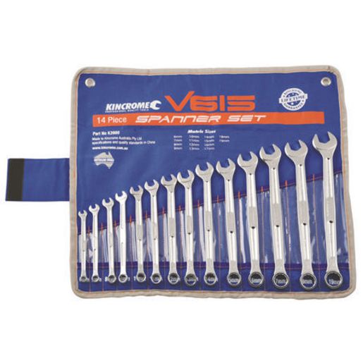 Kincrome Combination Spanner Set 14Pc Metric K3900