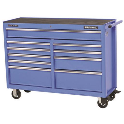 Kincrome 10 Drawer Bluesteel 52 Mobile Tool Trolley K7775