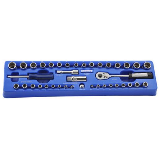 Kincrome Socket Set 39Pc 3/8In Drive PVC55T