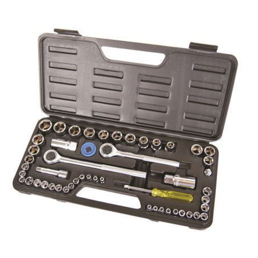 Supatool Socket Set 52Pc 1/4In 3/8In 1/2In Drive S2052