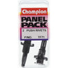 Champion Fasteners Push Rivet Black Len: 28mm Hole: 9mm