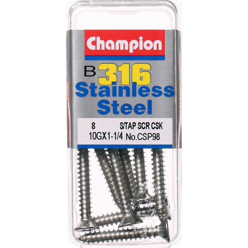 Champion Fasteners Self TaPPEr Screw Csk Phillips