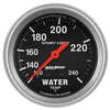 Autometer Sport-Comp 2-5/8in Water Temp Gauge 120-240F
