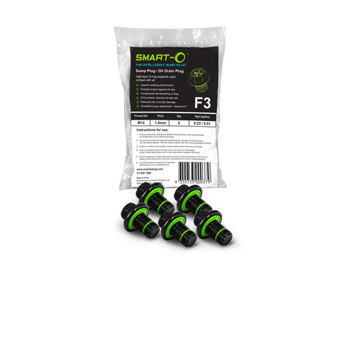 Smart-O Sump Plug Bulk 5 Pack F3PB1PB5