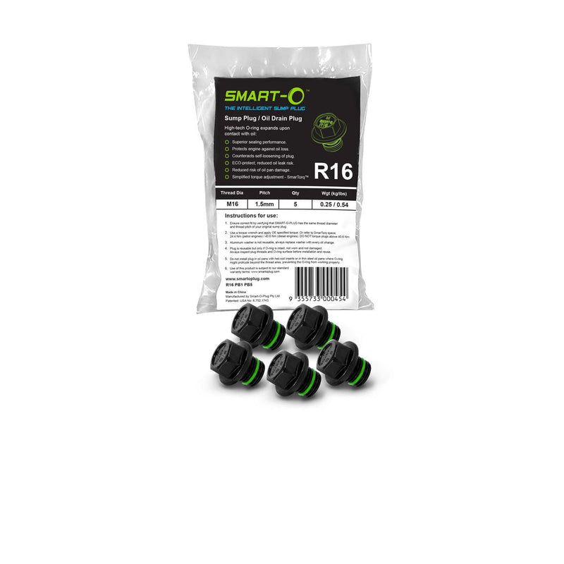 Smart-O Sump Plug Bulk 5 Pack R16PB1PB5