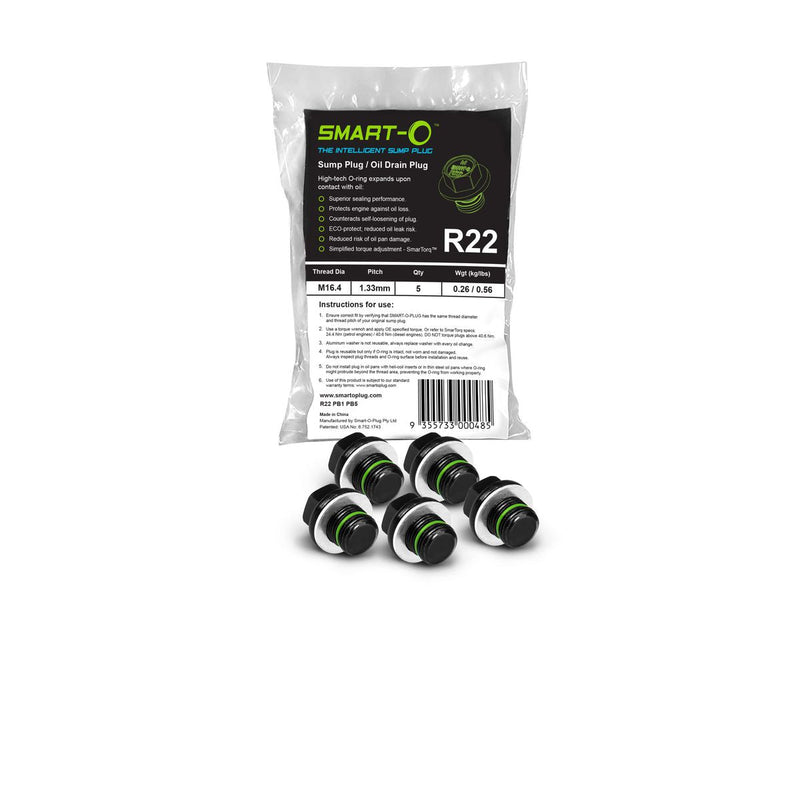 Smart-O Sump Plug Bulk 5 Pack R22PB1PB5
