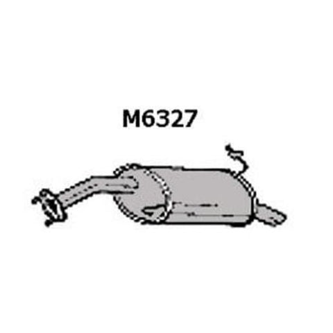 Redback Exhaust Pipe M6327