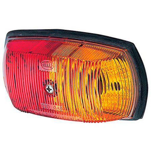 Hella Side Marker Light Red/Amber Incandescent 12V 2029