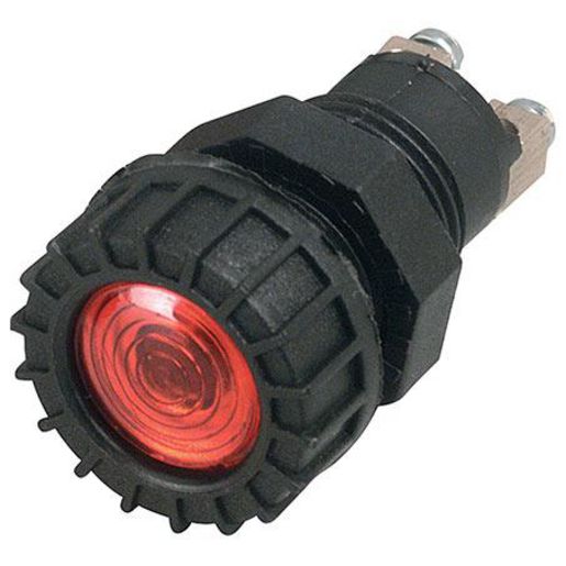 Hella Pilot Light Incandescent Red 12V Screw On Terminals