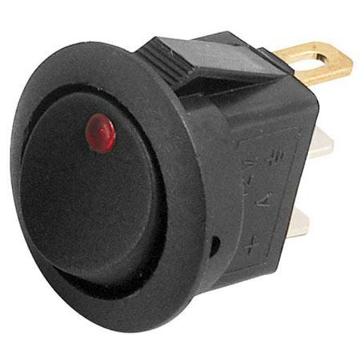Hella Rocker Switch On/Off Spst 12V Red Illuminated
