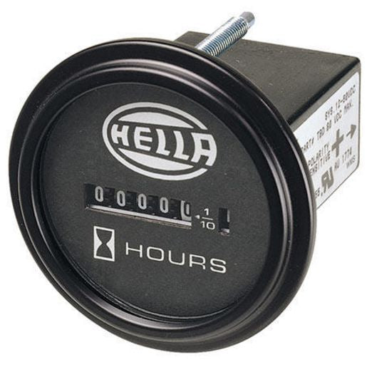 Hella Hour Meter Round 52mm Analogue 12 To 72V 7050
