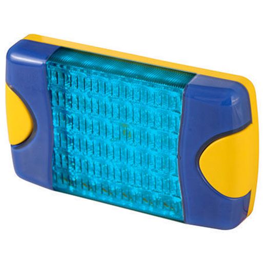 Hella Led Beacon / Strobe Blue 9 To 33V Permanent Mount