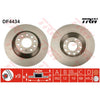 TRW Brake Rotor Pair Rear DF4434S