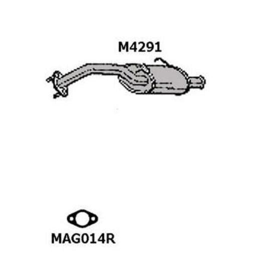 Motoline Exhaust Muffler M4291
