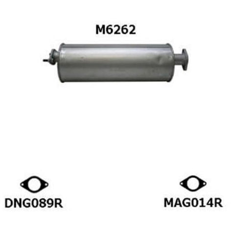 Redback Exhaust Muffler M6262