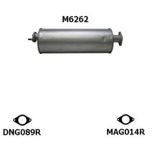 Redback Exhaust Muffler M6262