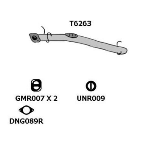 Motoline Exhaust Pipe T6263