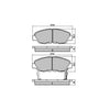 RDA GP Max Brake Pad Set Front RDB1191