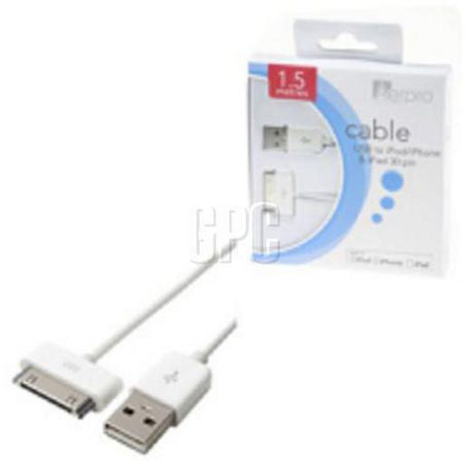 Aerpro Micro USB To Lightning Aadaptor & Cable 1m White
