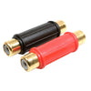 Aerpro RCA Socket - F/F 1 Red/1 Black 2Pk