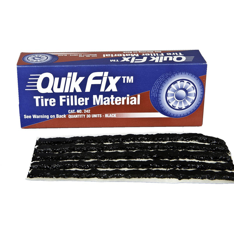 Tech Tire Repair Quik Fix T/Less Plugs Truck Box30 242A