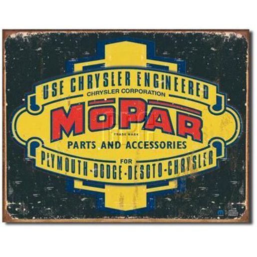 Naparts Sign Mopar Logo 1314