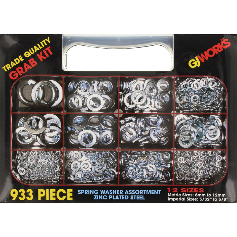 GJ Works Spring Washers Grab Kit 933pc GKA933