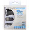 Automedia Dual USB Port & 1.5m Micro USB Cable Amdmuc