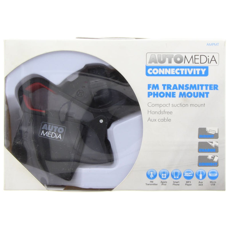 Automedia Phone Holder & Fm Transmitter Ampmt