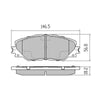 RDA Brakes Extreme Brake Pad Set Front RDX1932SM