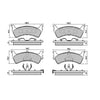 RDA Brakes Extreme Brake Pad Set Rear RDX7545ASM