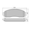RDA GP Max Brake Pad Set Front RDB1730