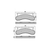 RDA Brakes Extreme Brake Pad Set Front RDXS7054SM