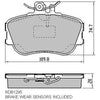RDA GP Max Brake Pad Set Front RDB1295