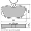 RDA Phantom Ceramic Brake Pad Set Front RDC1130