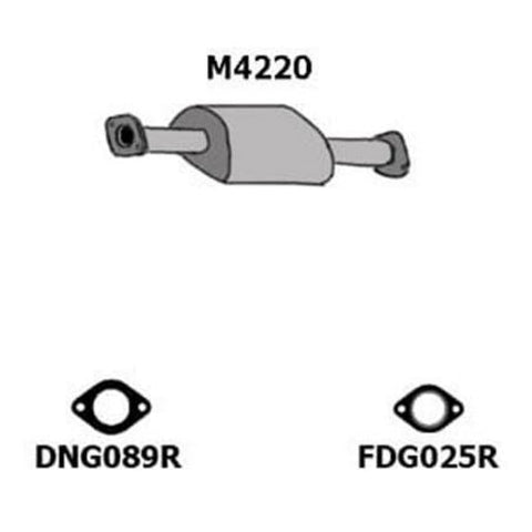 Front Muffler Std Replacement M4220