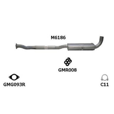 Redback Exhaust Muffler M6186