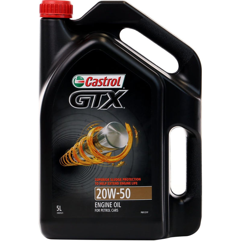 Castrol GTX 20W-50 Engine Oil 5L 3383531