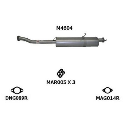 Redback Exhaust Muffler M4604