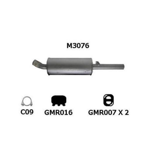 Redback Exhaust Muffler M3076