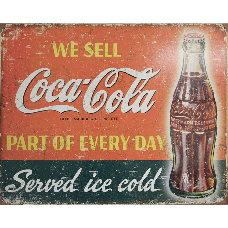 Naparts Metal Sign We Sell Coca Cola 1820