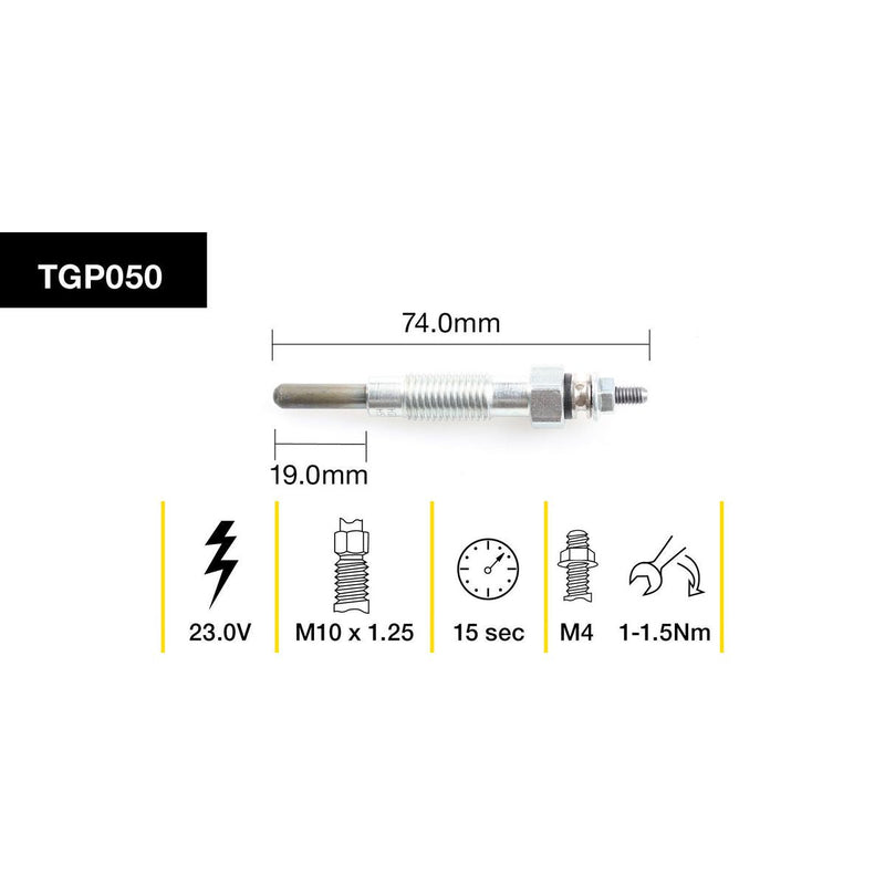 Tridon Glow Plug TGP050