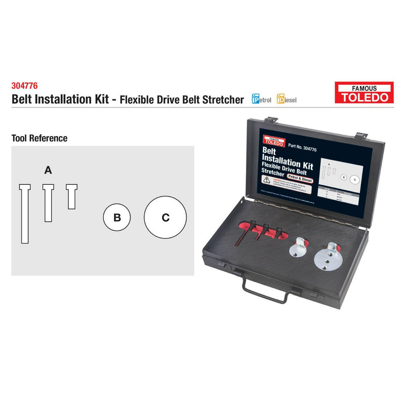 Toledo Belt Installation Kit 304776