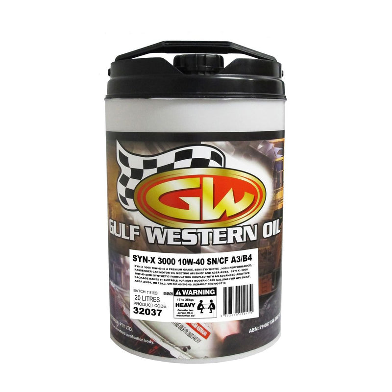 Gulf Western Gulf Western Syn X 3000 Engine Oil 10W-40