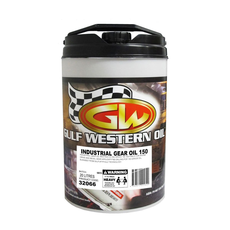Gulf Western Industrial ISO 150 Gear Oil 20L 32066