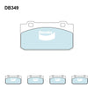 Bendix General CT Brake Pad Set Front DB349 GCT