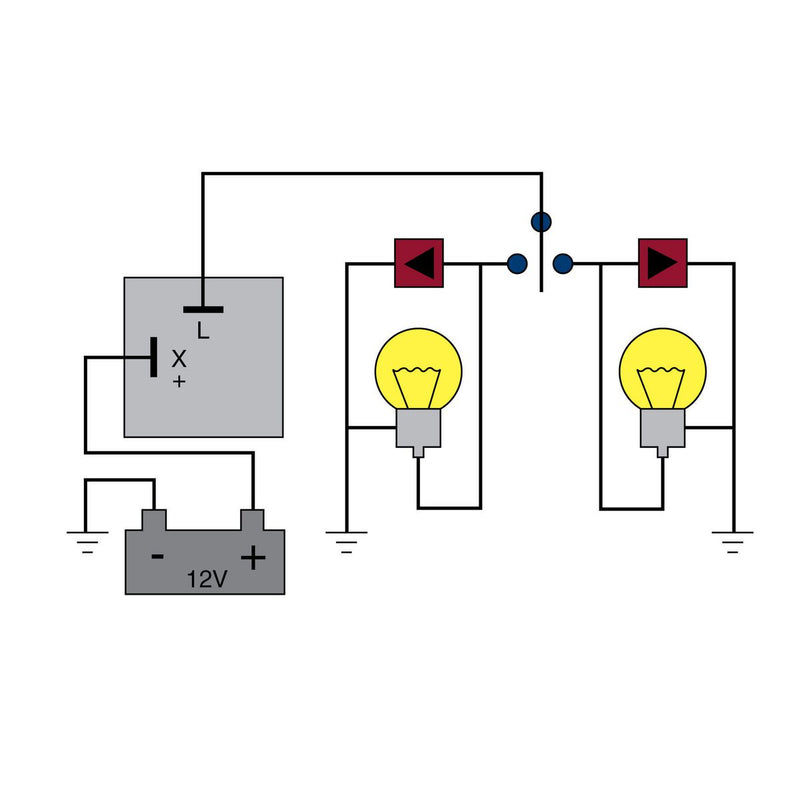 Tridon Flasher Relay 12V 2 Pin HD EP37