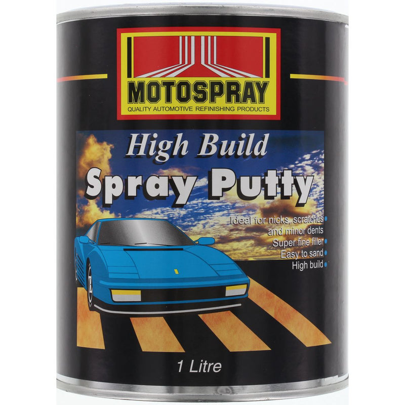 Hichem Motospray High Build Spray Putty 1ltr SPG1